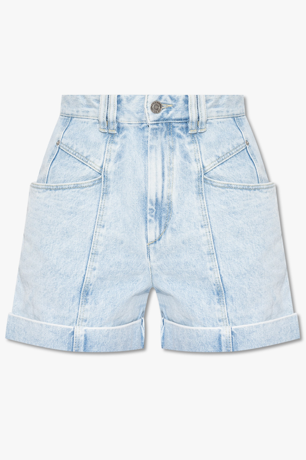 SchaferandweinerShops Croatia - waisted denim shorts Isabel